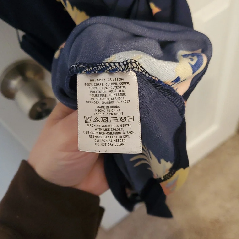 Anthropologie Deletta Fly Away Bird Navy Tunic - Picture 11 of 11